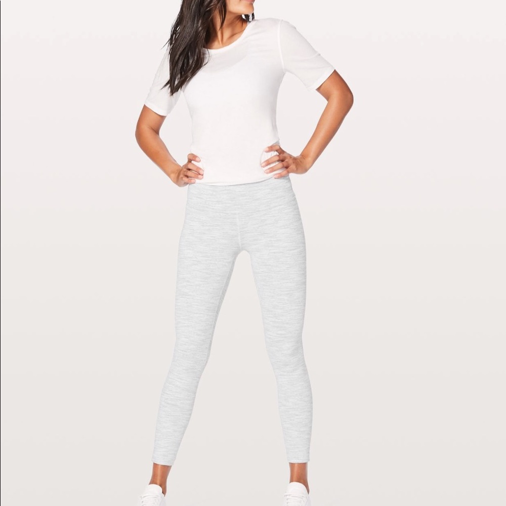 LULULEMON WUNDER UNDER HI RISE 7/8 sz6